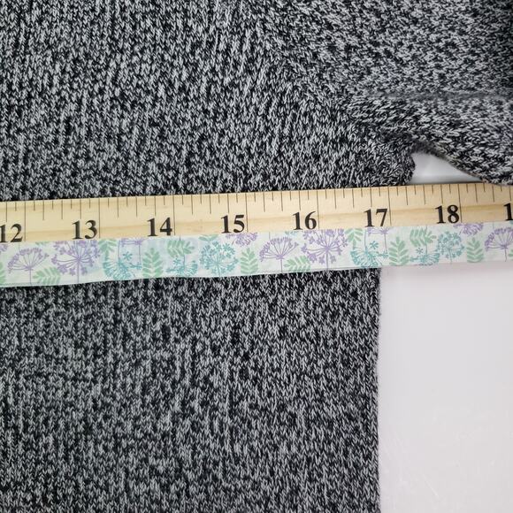 Karen Scott Womens Size PM Mock Neck Gray Sweater in Luxsoft - Picture 4 of 9